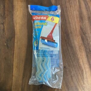 New O Cedar Vileda Pro Scrub 10” Roller Mop Refills Wave Sponge Head Replacement